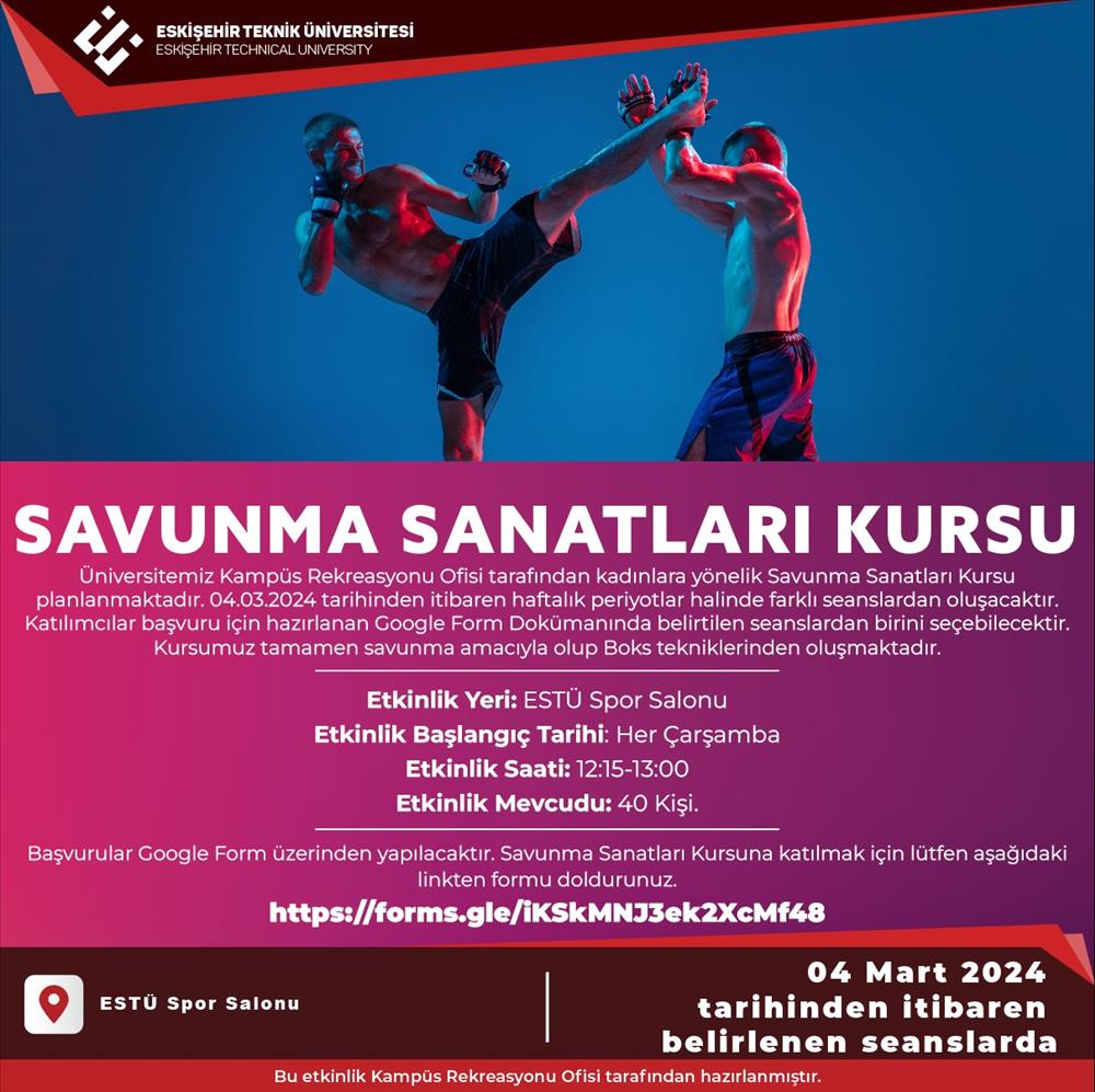Savunma Sanatları Kursu